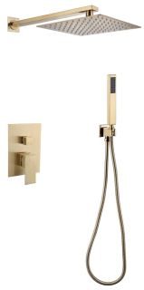 Душевая система ABBER Daheim золото матовое AF8219G